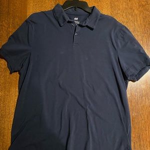 Navy blue H&M polo. XL